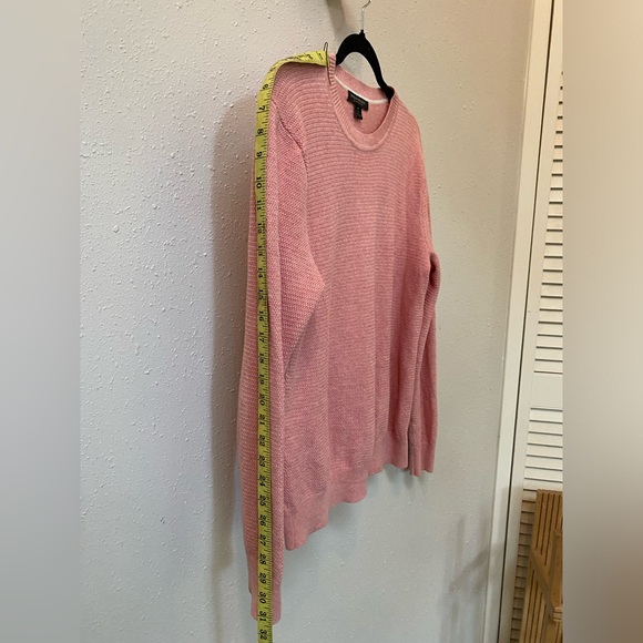 Banana Republic %100 Supima Cotton Pink Boxy Sweater - Picture 3 of 6